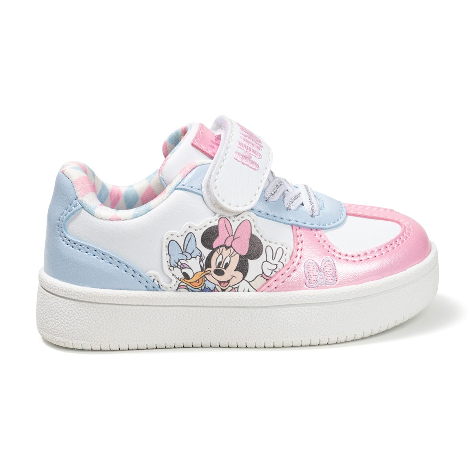 Disney Toddler Girls Minnie & Daisy Velcro Strap Sneakers