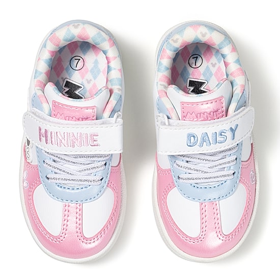 Disney Toddler Girls Minnie & Daisy Velcro Strap Sneakers