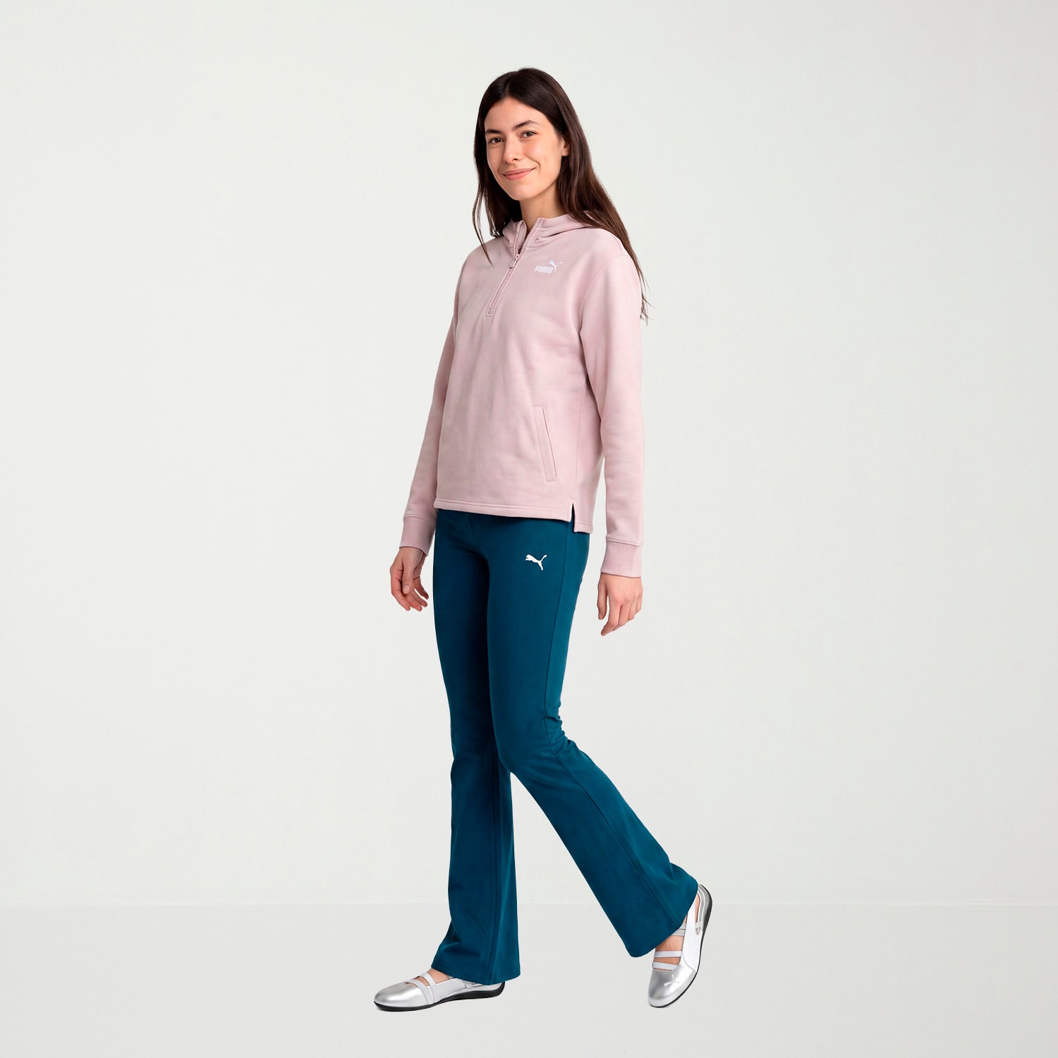 PUMA Womens Long Sleeve Zipper Hoodie