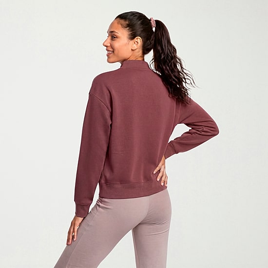 PUMA Womens Mock Neck Long Sleeve Sweatshirt