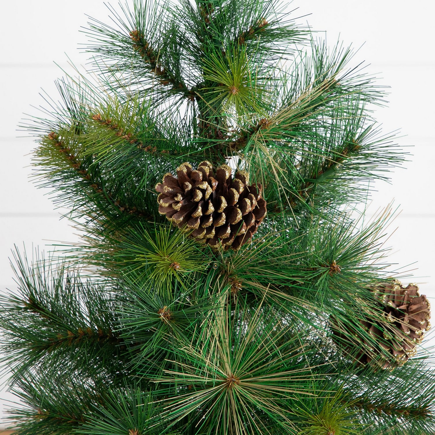 Nearly Natural 3ft Pre-Lit Pine 3 Foot Pre-Lit Pine Christmas Tree