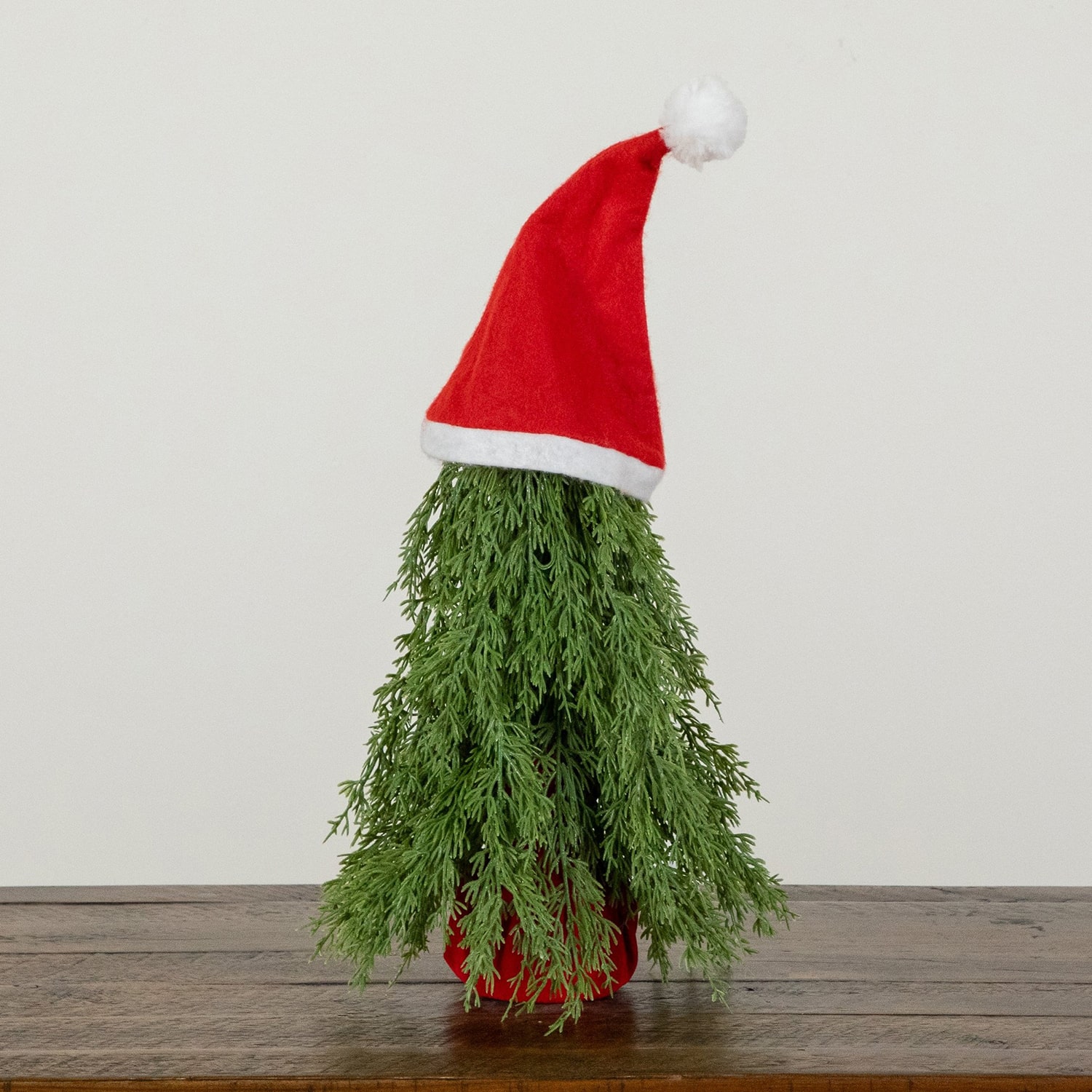 Nearly Natural 19" Down Swept Cedar 1 1/2 Feet Cedar Christmas Tree