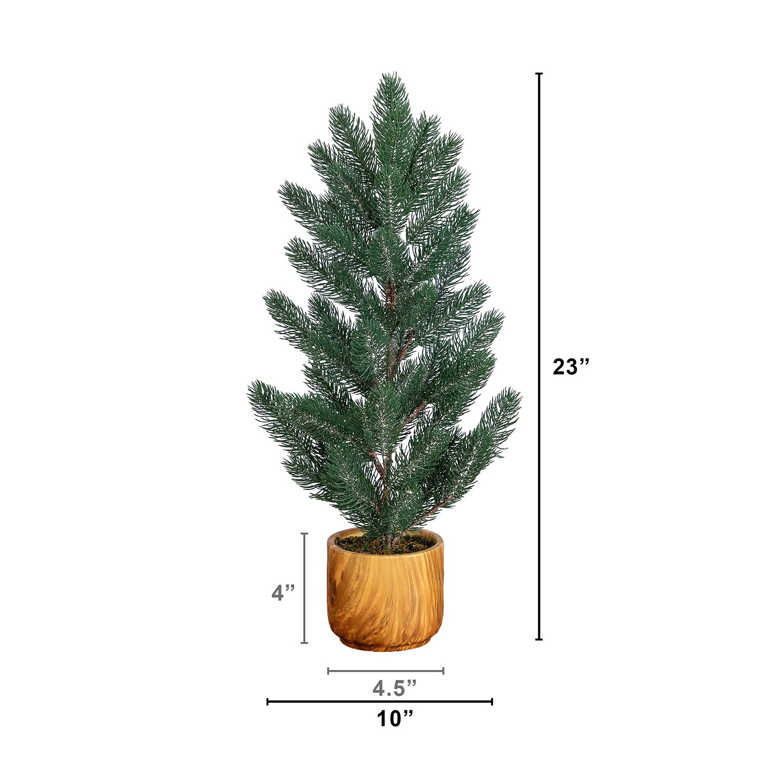 Nearly Natural 23" Pine 2 Foot Pine Christmas Tree