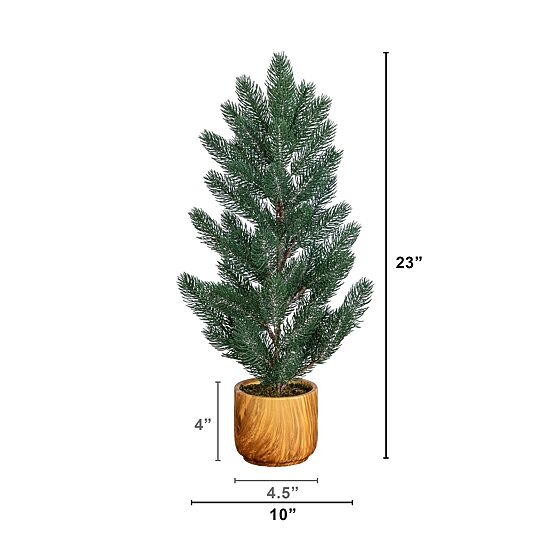 Nearly Natural 2 Foot Pine Christmas Tree