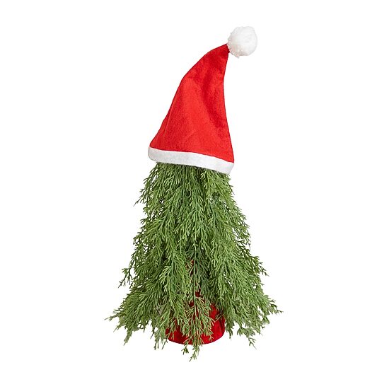 Nearly Natural 19" Down Swept Cedar 1 1/2 Feet Cedar Christmas Tree