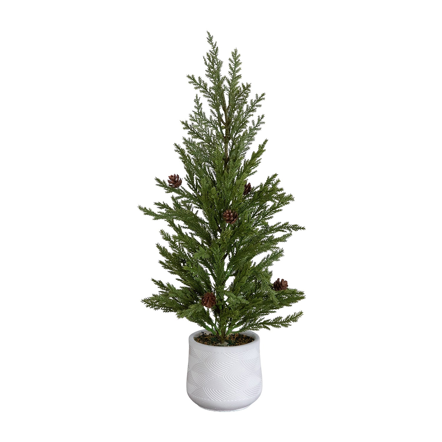 Nearly Natural 20" Cedar Pine 1 1/2 Feet Pine Christmas Tree