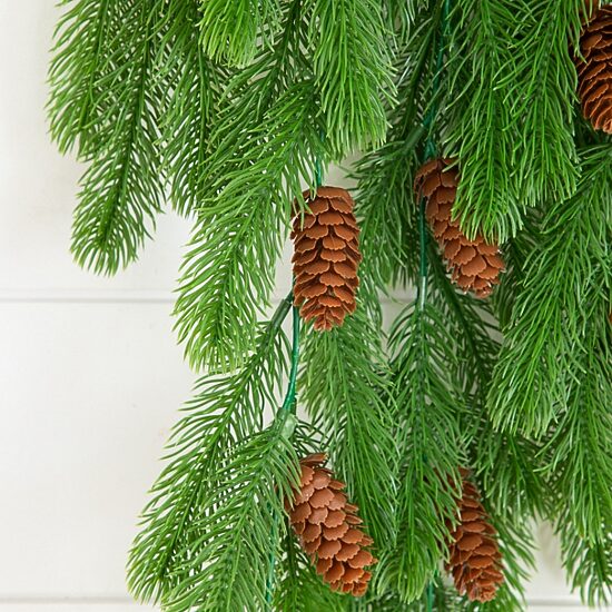 Nearly Natural 3-pc. 30" Pine & Pinecone Artificial Plant