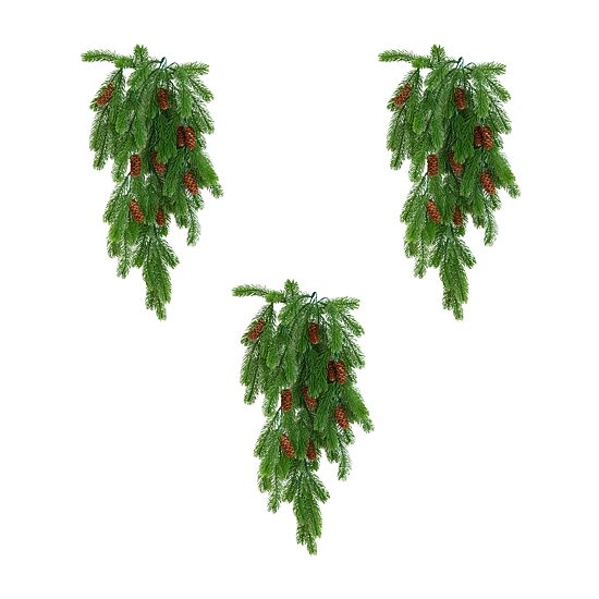 Nearly Natural 3-pc. 30" Pine & Pinecone Artificial Plant