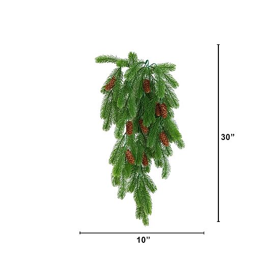 Nearly Natural 3-pc. 30" Pine & Pinecone Artificial Plant