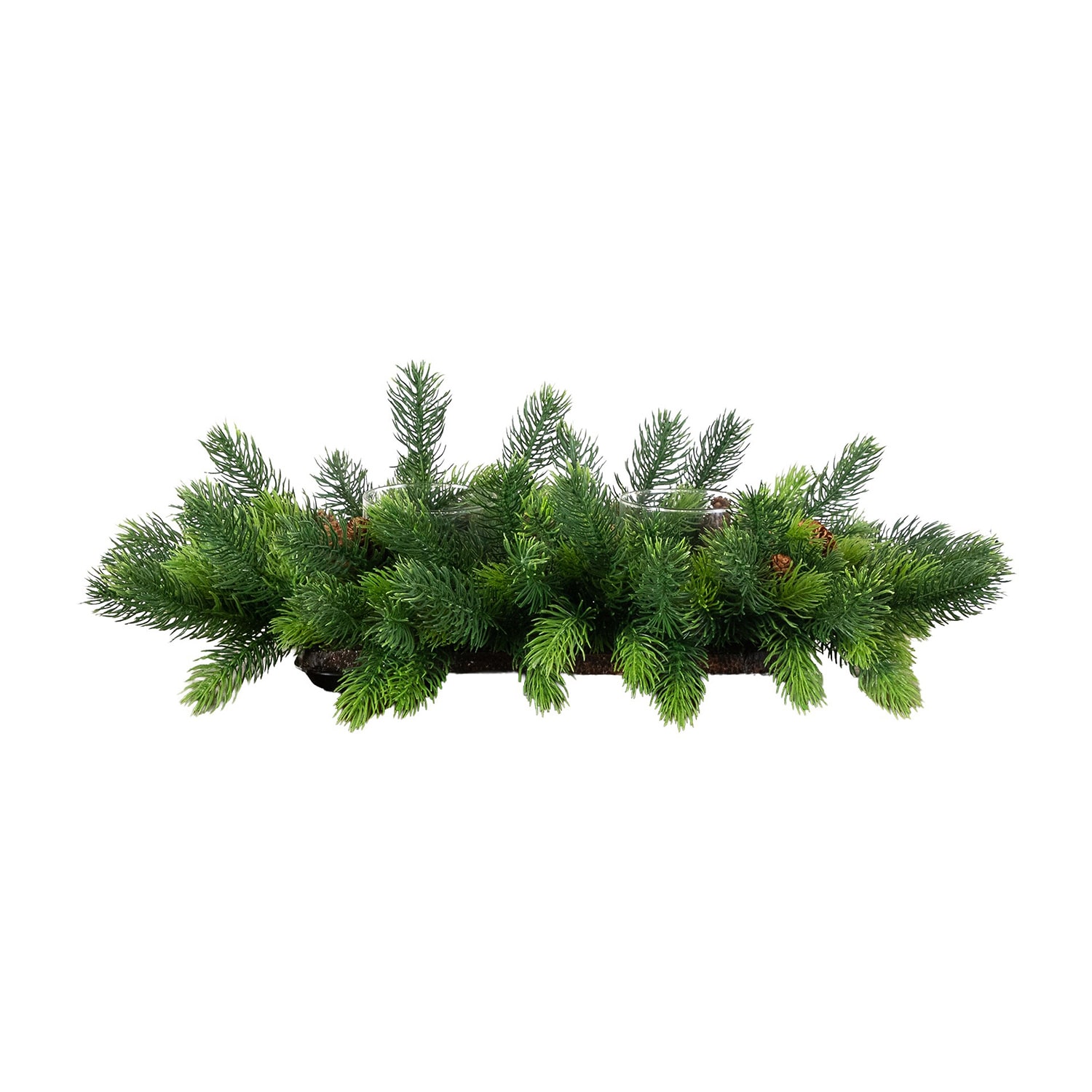 Nearly Natural 24" Pine Floral Arrangement