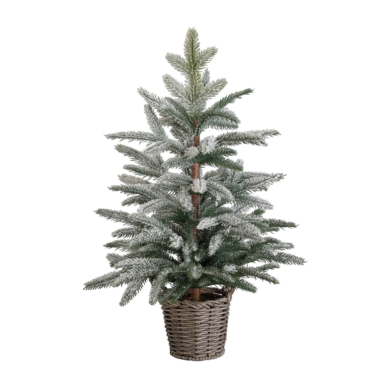 Nearly Natural 2ft Frosted Pine 2 Foot Pine Christmas Tree