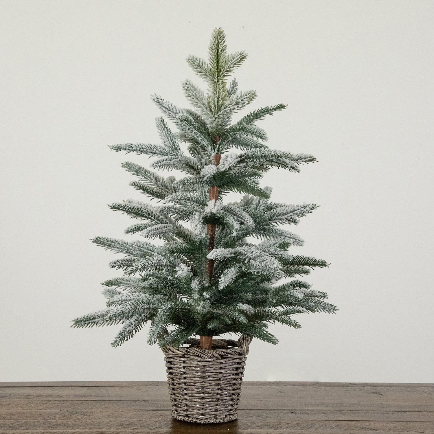 Nearly Natural 2ft Frosted Pine 2 Foot Pine Christmas Tree