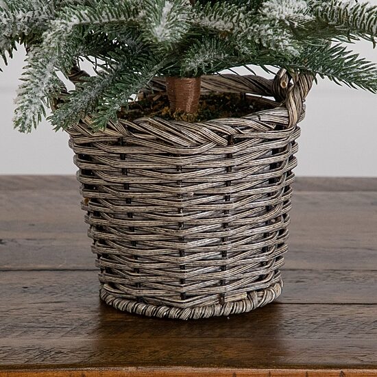 Nearly Natural 2ft Frosted Pine 2 Foot Pine Christmas Tree
