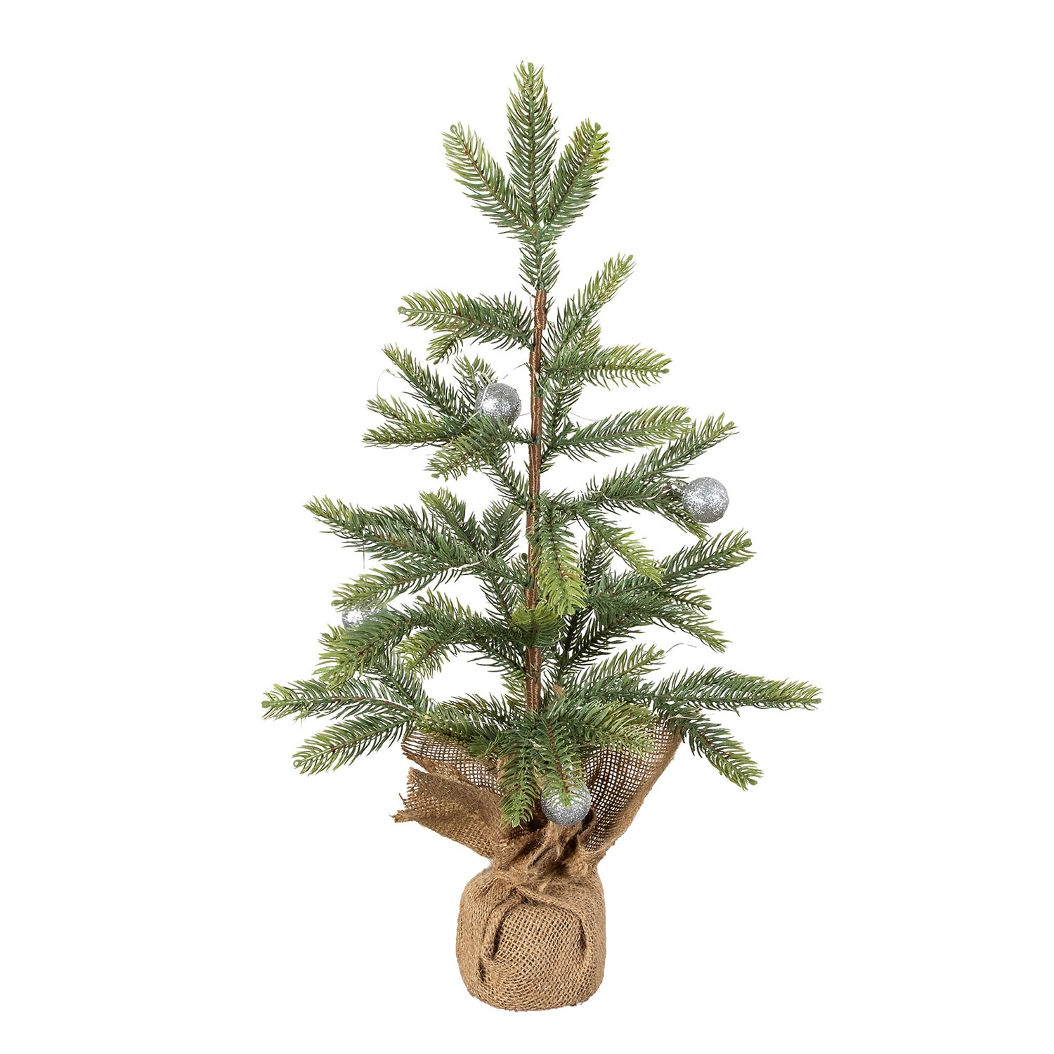 Nearly Natural 2ft Pre-Lit Fraser Fir 2 Foot Pre-Lit Pine Christmas Tree