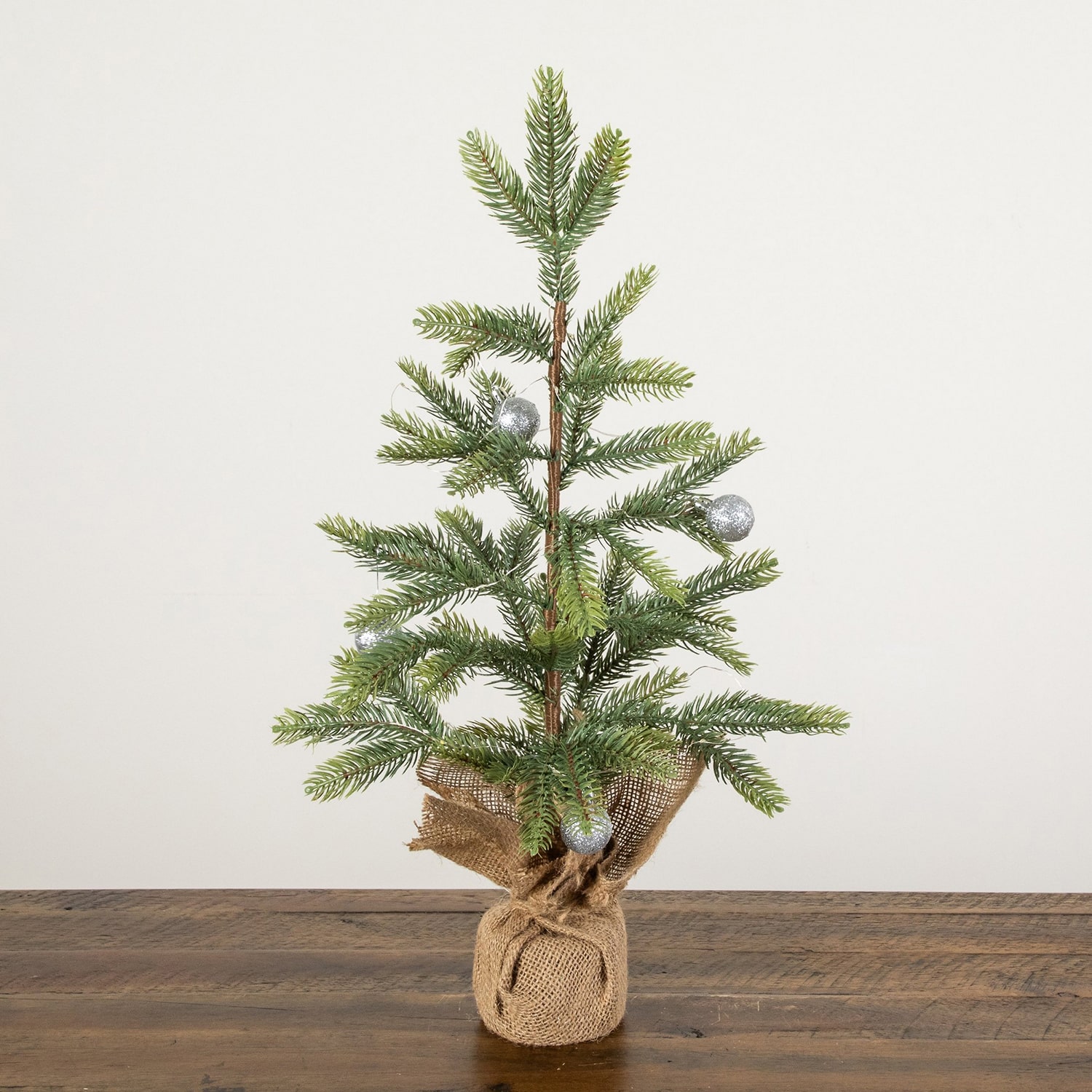 Nearly Natural 2ft Pre-Lit Fraser Fir 2 Foot Pre-Lit Pine Christmas Tree