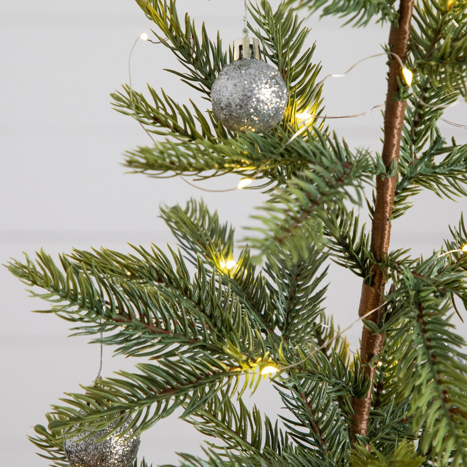 Nearly Natural 2ft Pre-Lit Fraser Fir 2 Foot Pre-Lit Pine Christmas Tree