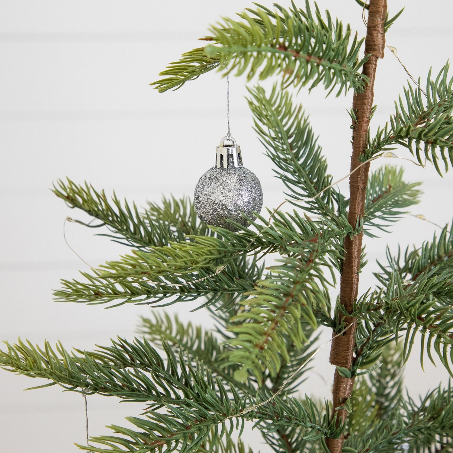 Nearly Natural 2ft Pre-Lit Fraser Fir 2 Foot Pre-Lit Pine Christmas Tree