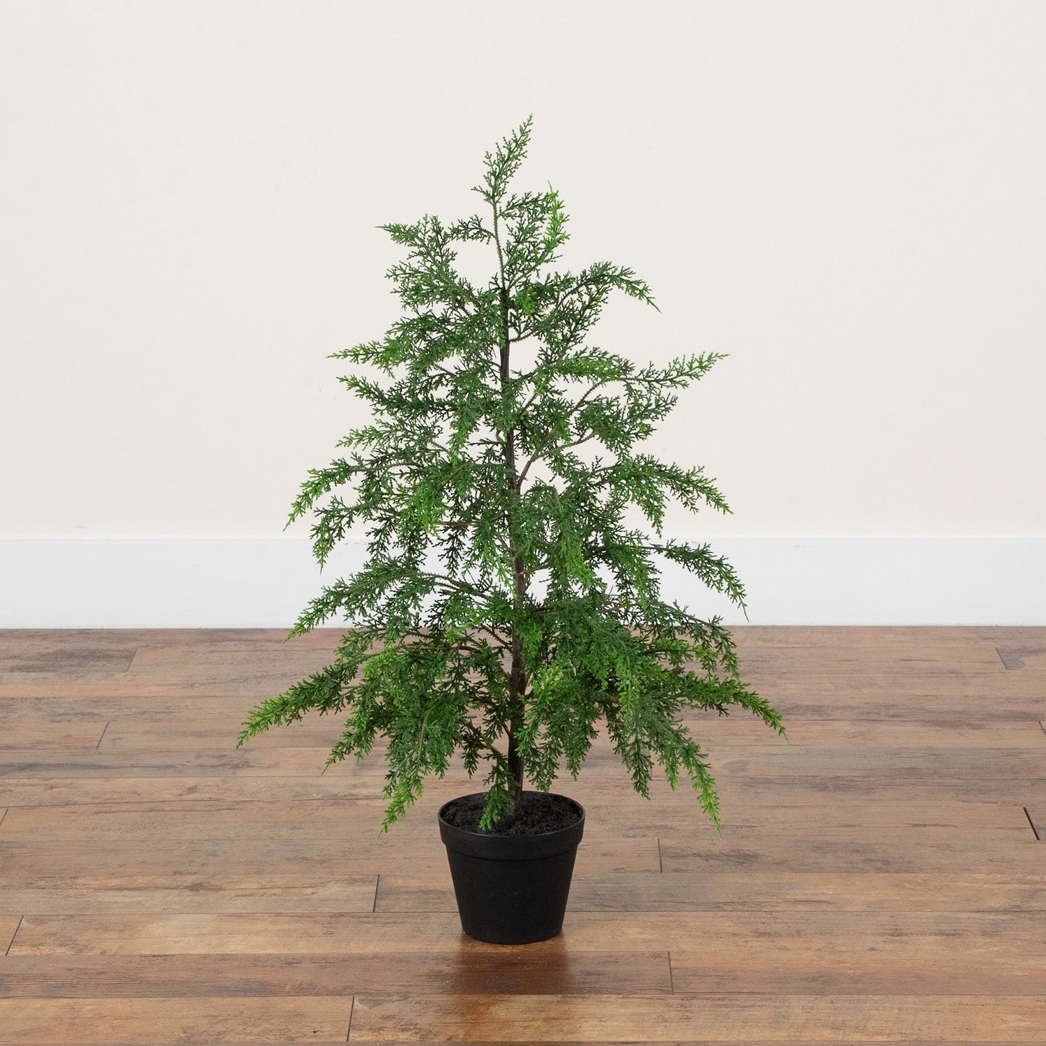Nearly Natural 33" Drooping Cedar 2 1/2 Foot Cedar Christmas Tree