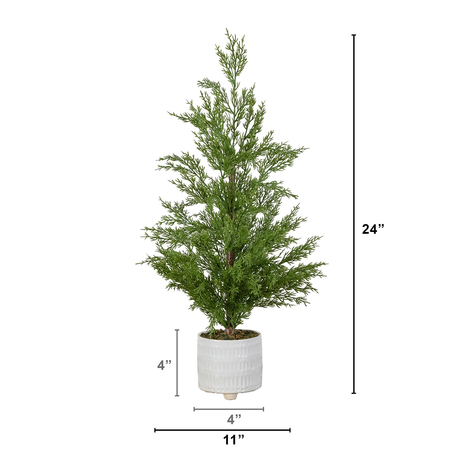 Nearly Natural 2ft Norfolk Pine 2 Foot Pine Christmas Tree