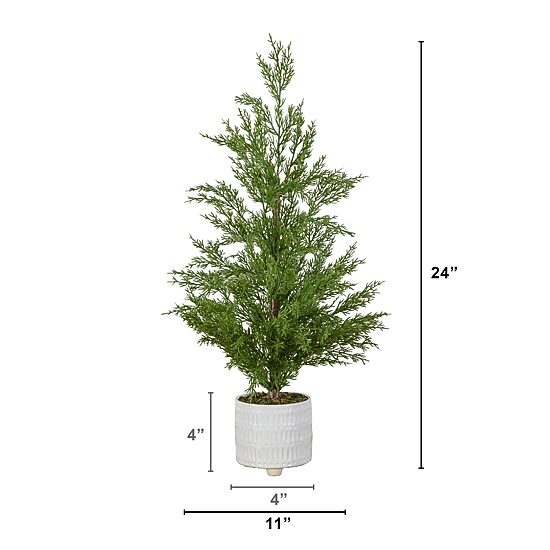 Nearly Natural 2ft Norfolk Pine 2 Foot Pine Christmas Tree