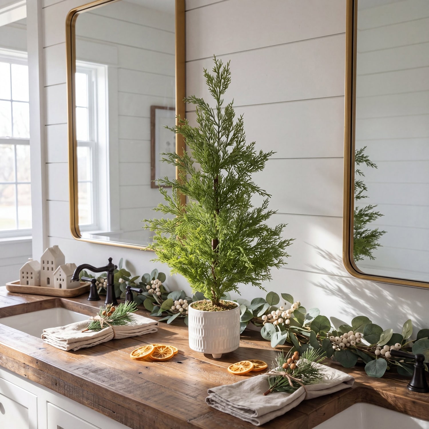 Nearly Natural 2ft Norfolk Pine 2 Foot Pine Christmas Tree