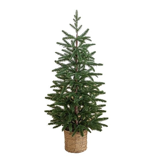 Nearly Natural 3 Foot Pre-Lit Pine Christmas Tree