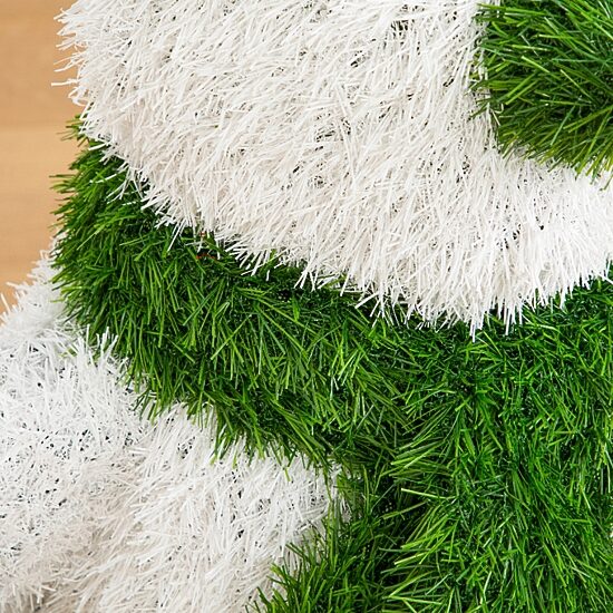 Nearly Natural 22"  Grass Garden Snowman Christmas Topiary