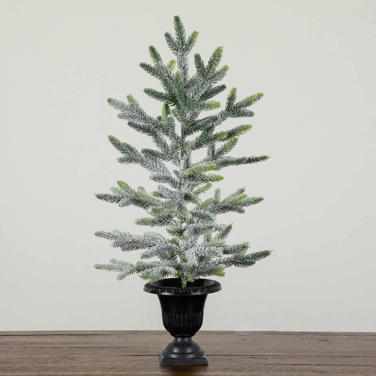 Nearly Natural 2ft Frosted Pine 2 Foot Pine Christmas Tree