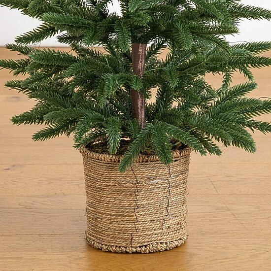 Nearly Natural 3 Foot Pre-Lit Pine Christmas Tree
