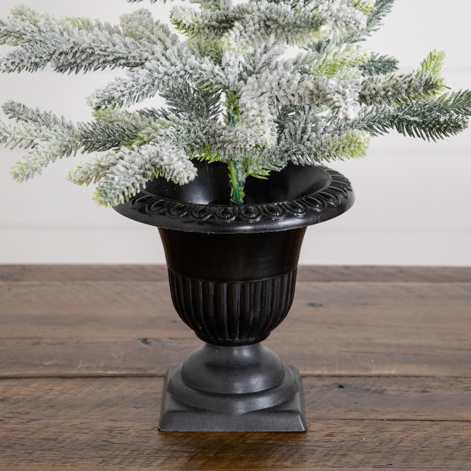 Nearly Natural 2ft Frosted Pine 2 Foot Pine Christmas Tree