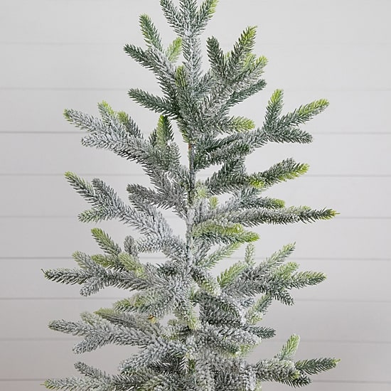 Nearly Natural 2ft Frosted Pine 2 Foot Pine Christmas Tree