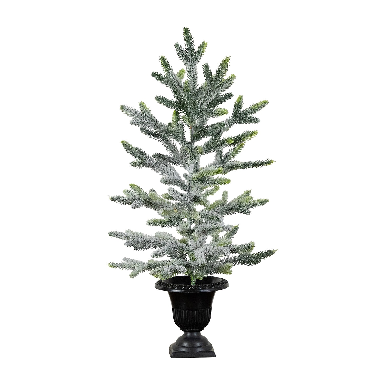 Nearly Natural 2ft Frosted Pine 2 Foot Pine Christmas Tree