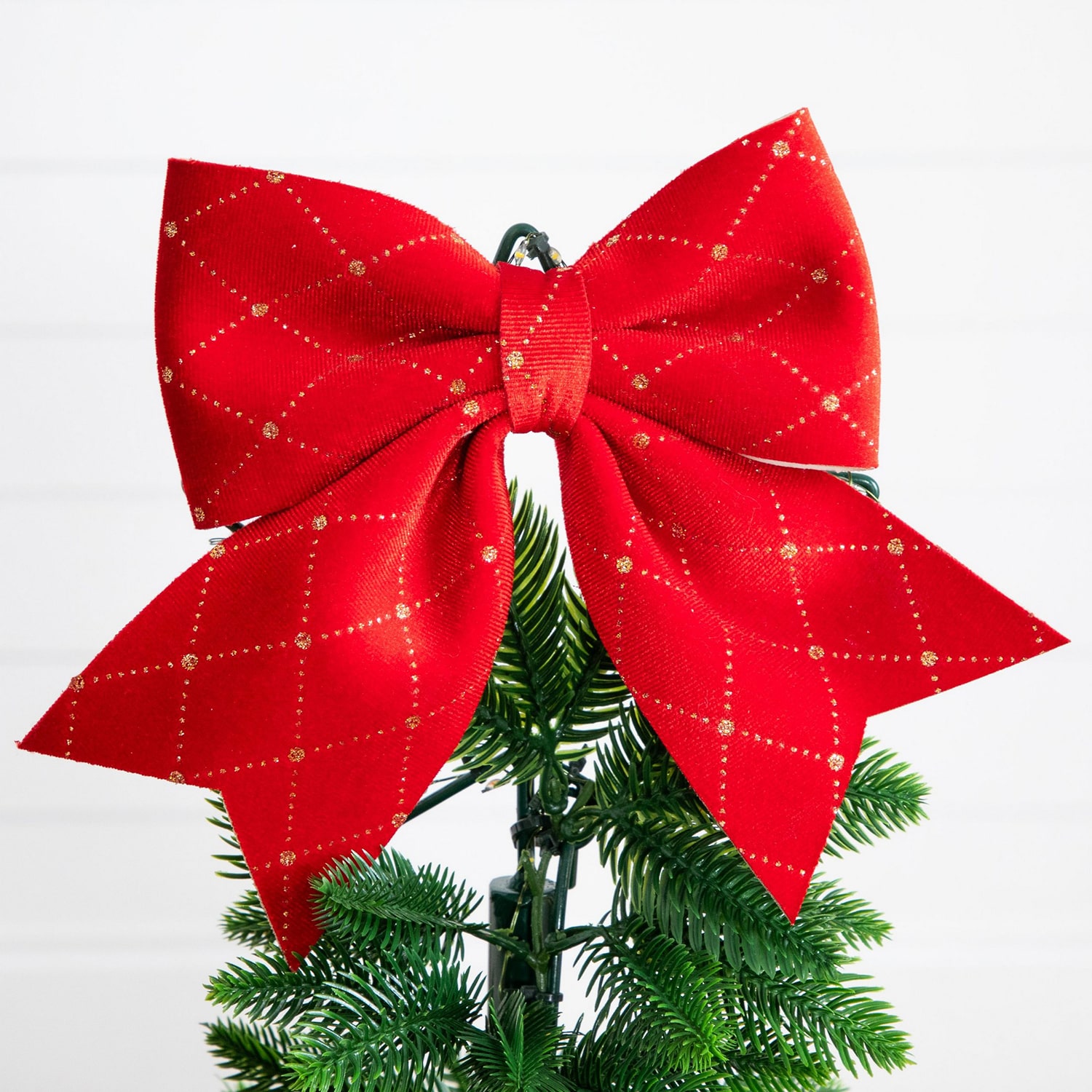 Nearly Natural 34" Pine Spiral Pop Up 2 1/2 Foot Pre-Lit Pine Christmas Tree