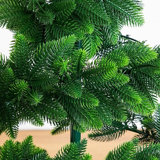 Nearly Natural 34" Pine Spiral Pop Up 2 1/2 Foot Pre-Lit Pine Christmas Tree