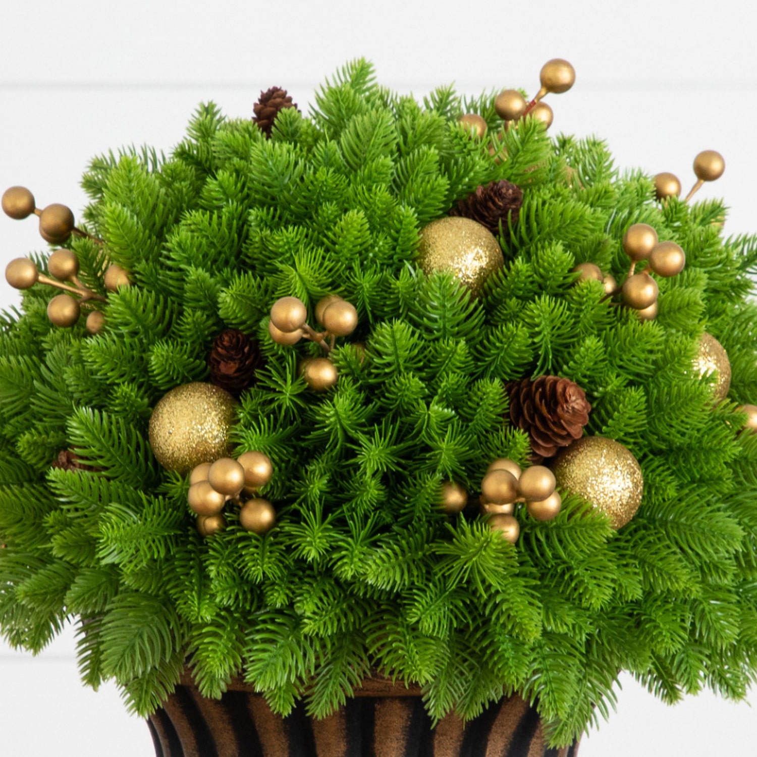 Nearly Natural 18" Pre-Lit Pine Artificial Plant