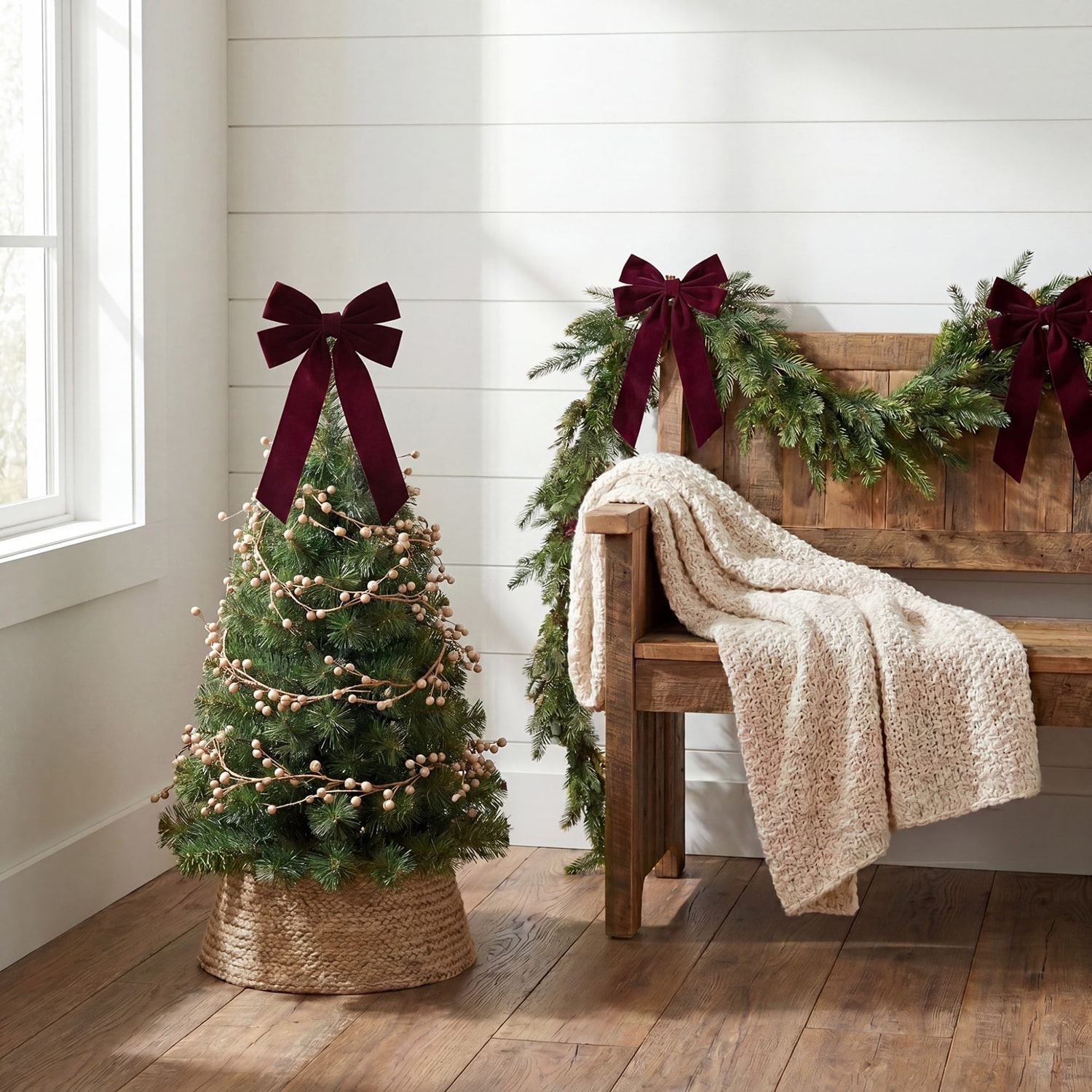 Nearly Natural 3 Foot Pine Christmas Tree