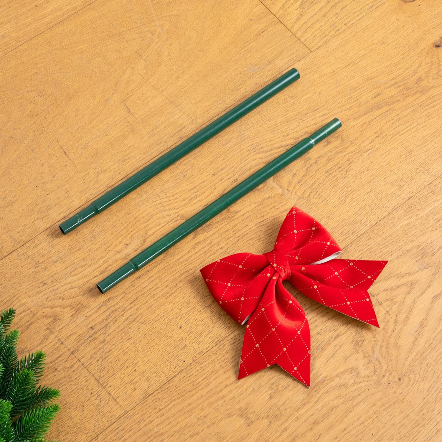 Nearly Natural 34" Pine Spiral Pop Up 2 1/2 Foot Pre-Lit Pine Christmas Tree