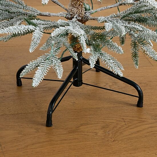 Nearly Natural 4ft Woodland Fir 4 Foot Pre-Lit Fir Christmas Tree
