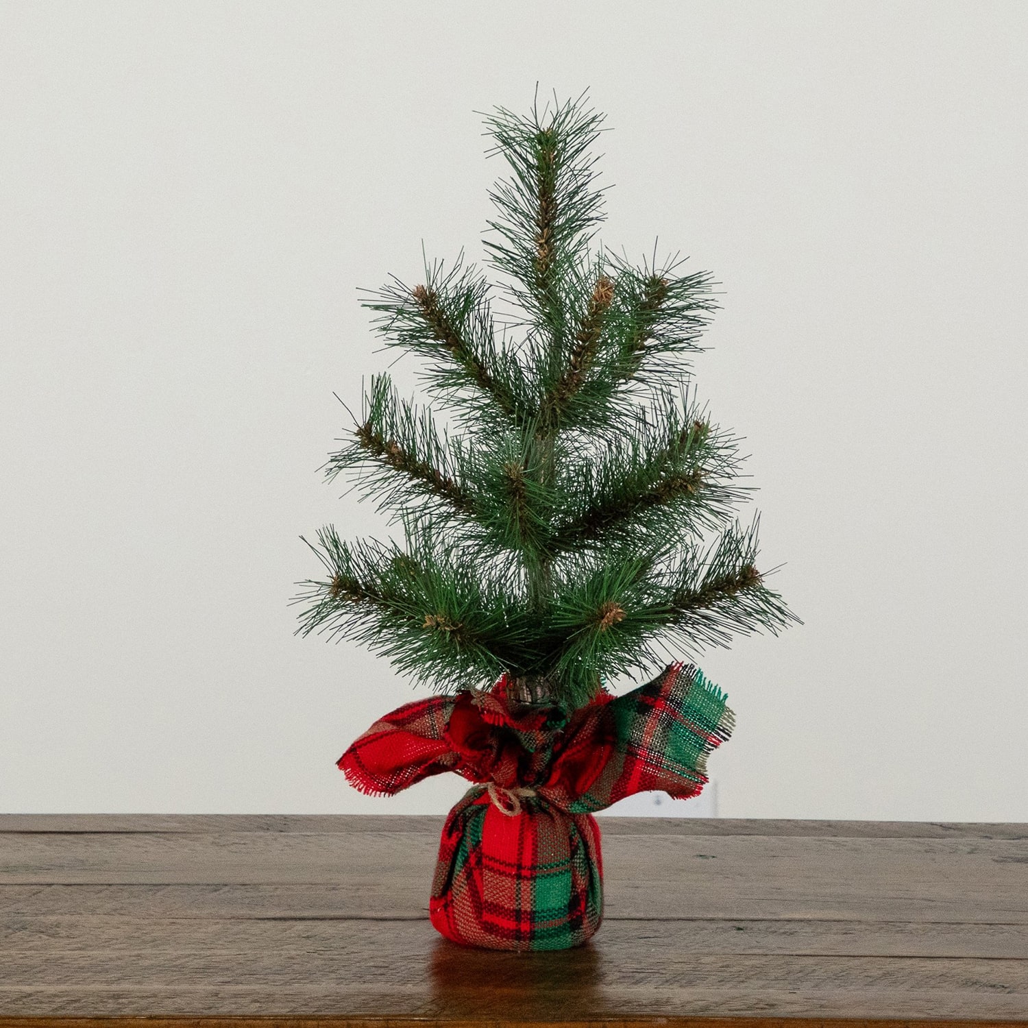 Nearly Natural 16" Pine 1 1/2 Feet Pine Christmas Tree