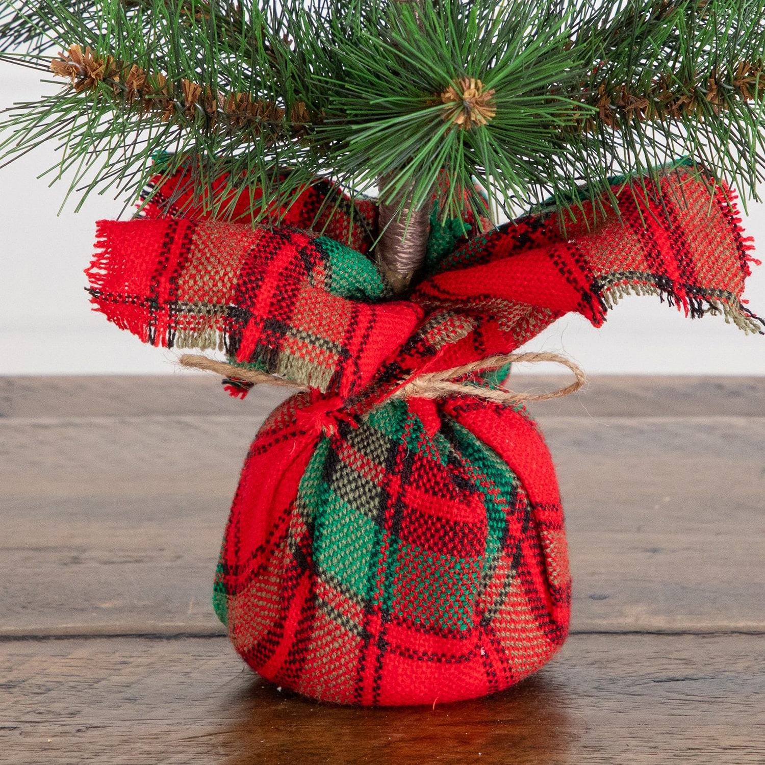 Nearly Natural 16" Pine 1 1/2 Feet Pine Christmas Tree