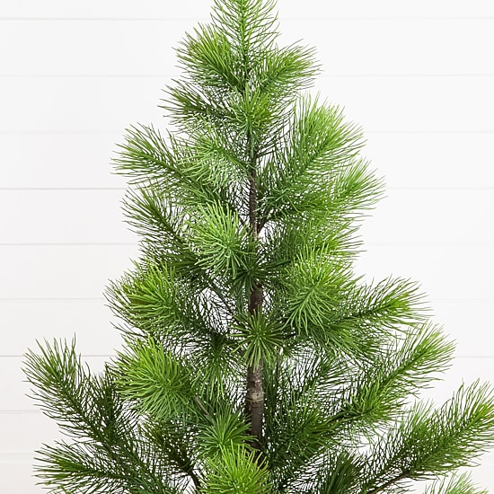 Nearly Natural Real Touch Masson Pine 4 Foot Pine Christmas Tree