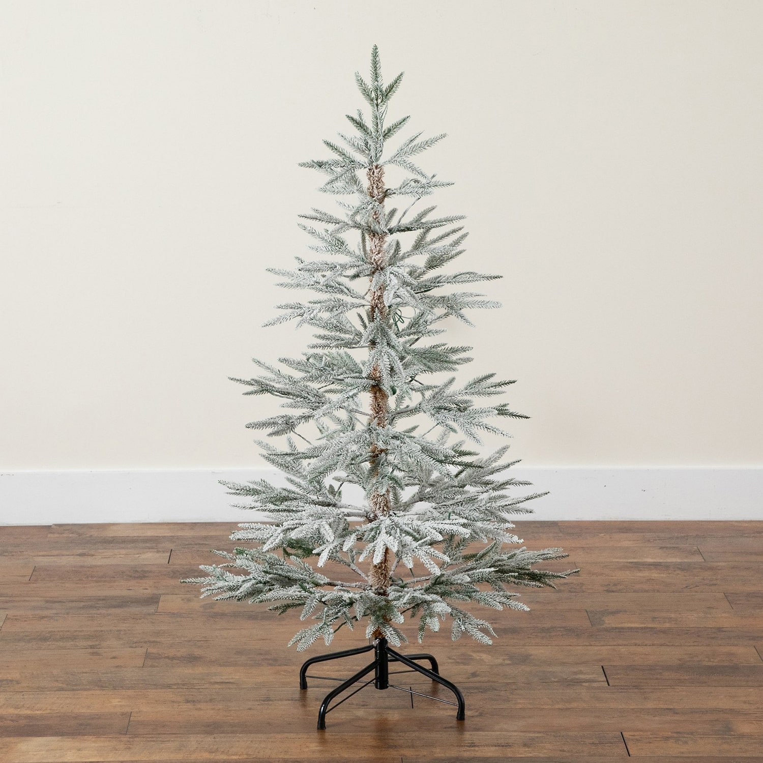 Nearly Natural 4ft Woodland Fir 4 Foot Pre-Lit Fir Christmas Tree