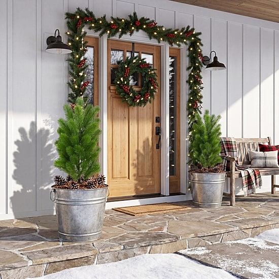 Nearly Natural 2-pc. 19" Uv Resistant Pine Artificial Plant