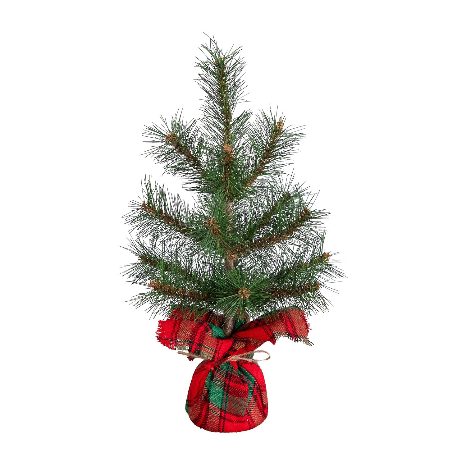 Nearly Natural 16" Pine 1 1/2 Feet Pine Christmas Tree