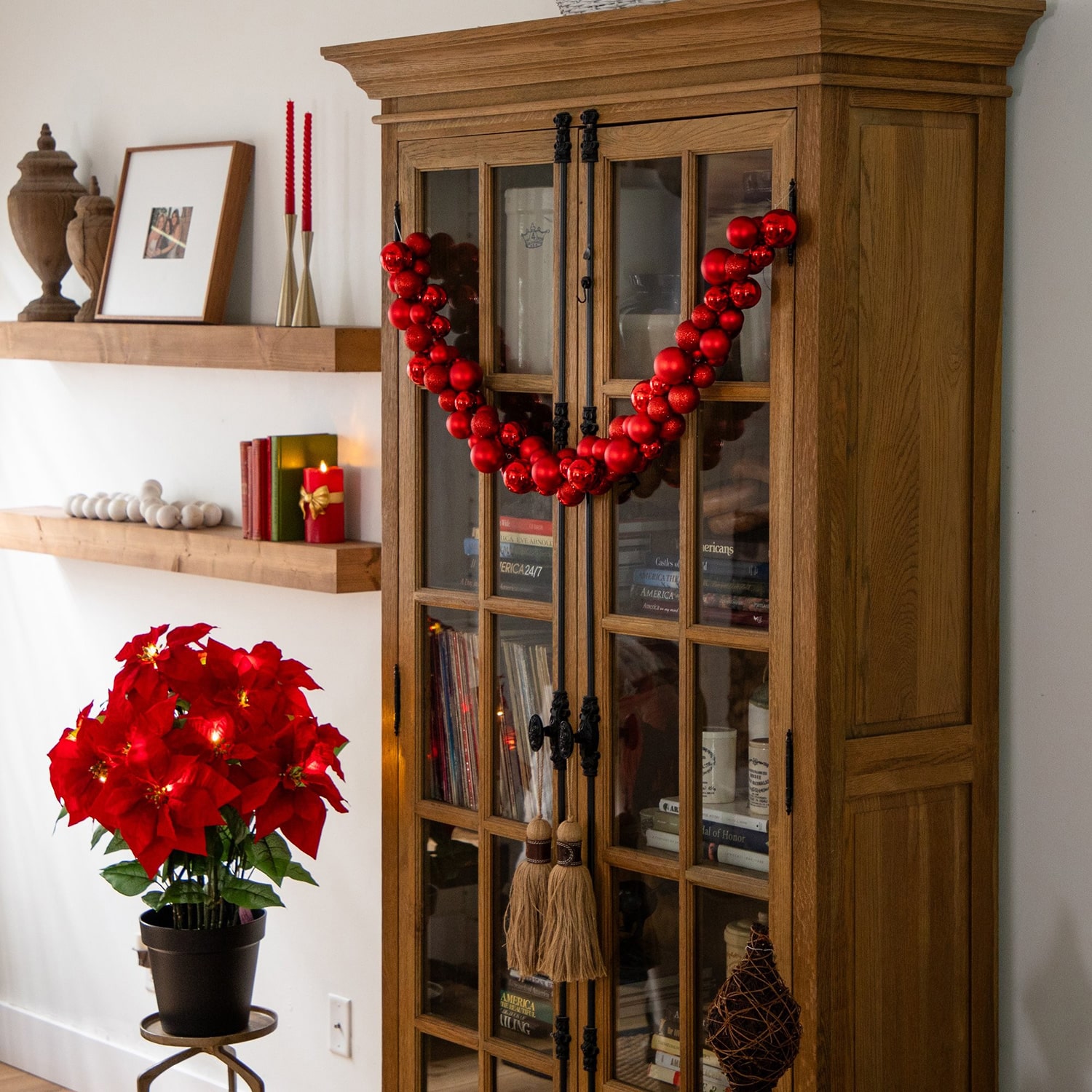 Nearly Natural 6ft Pine Christmas Indoor Garland