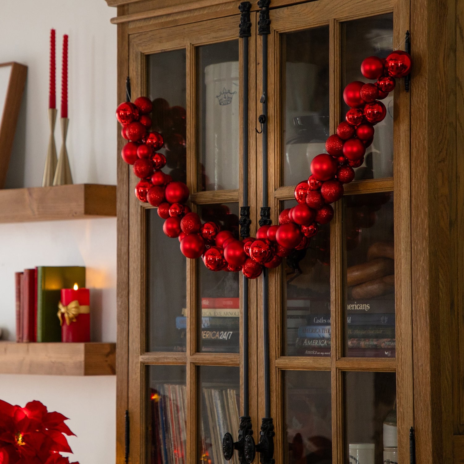 Nearly Natural 6ft Pine Christmas Indoor Garland