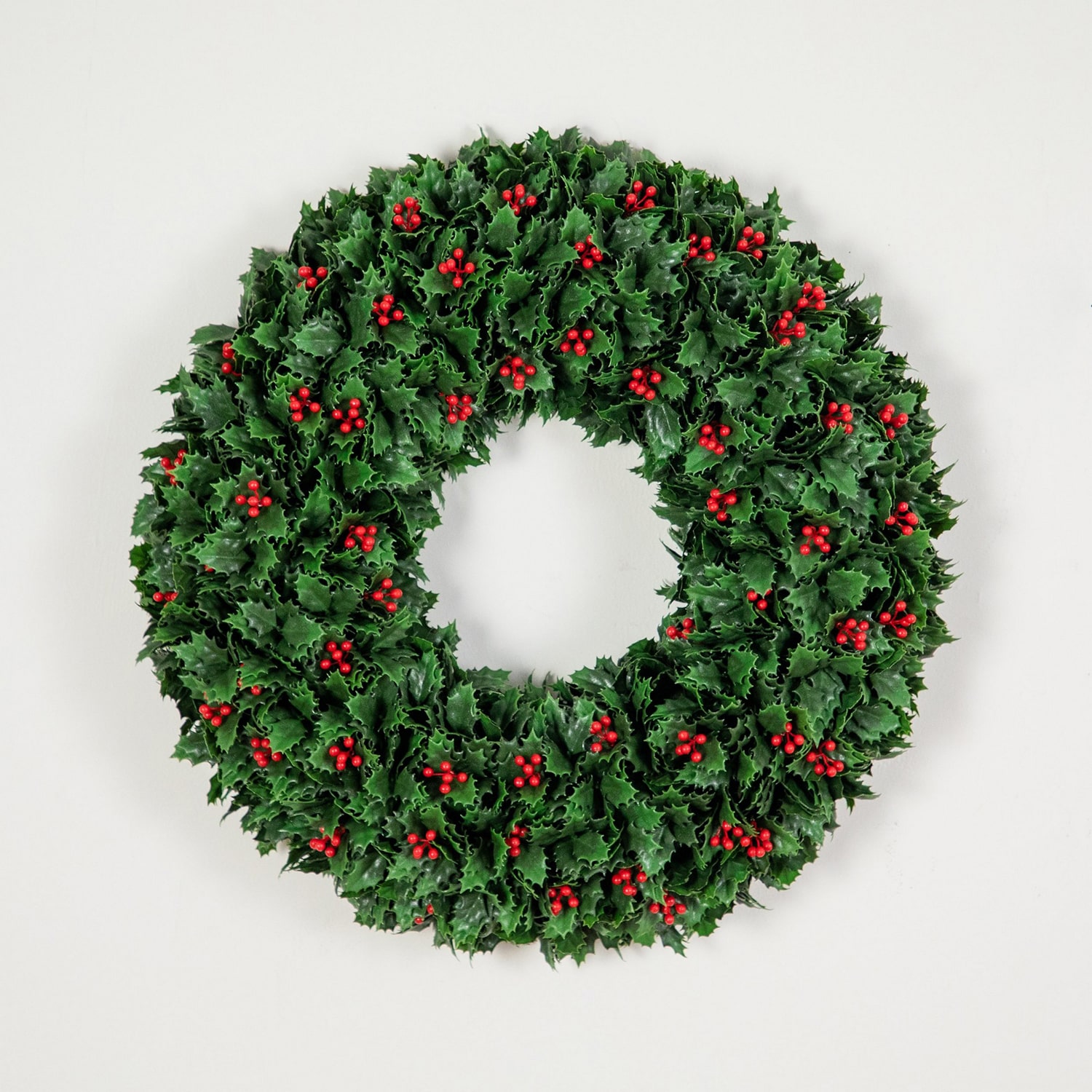 Nearly Natural 24" Holly Berry Wreath