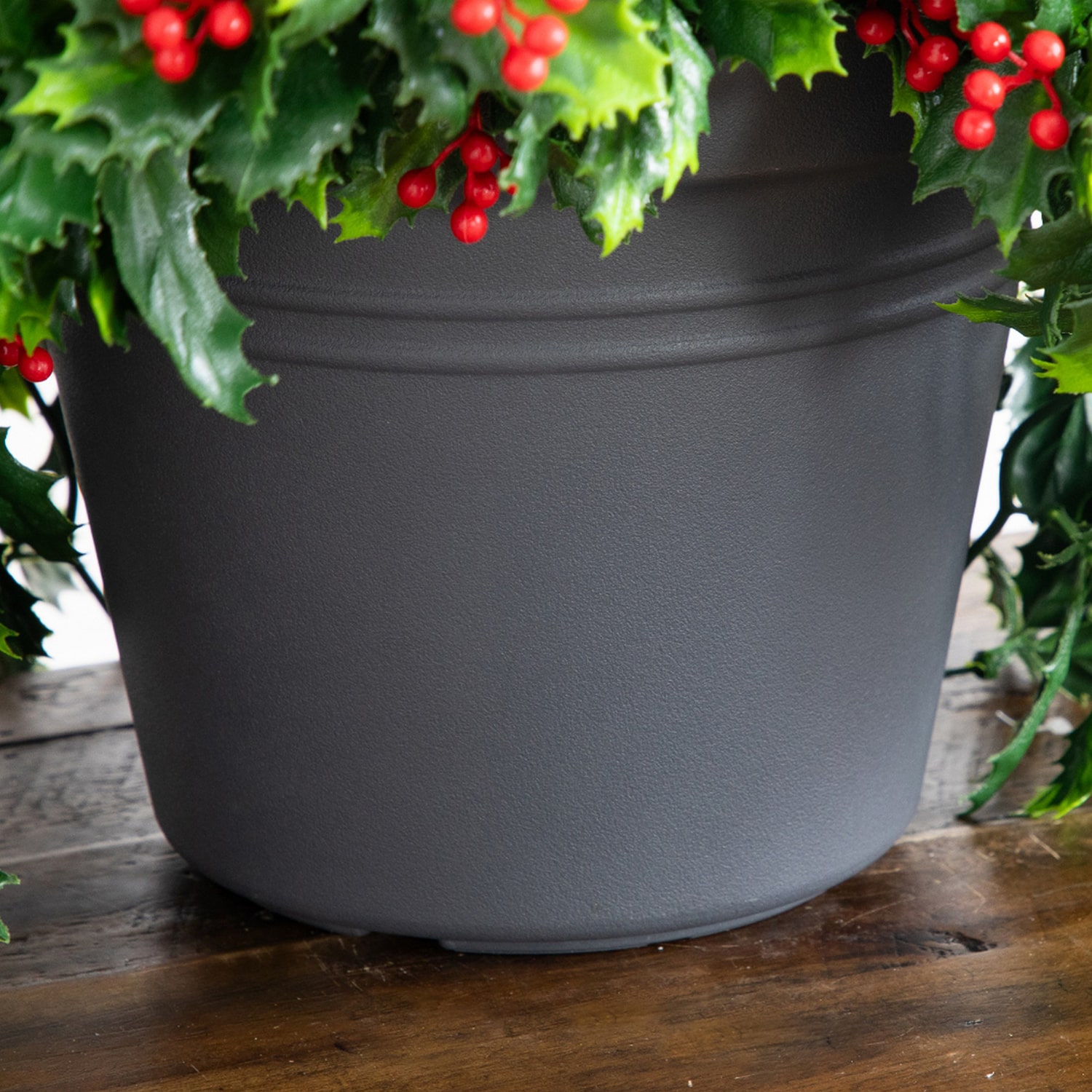 Nearly Natural 16" Holly Berry Artificial Plant