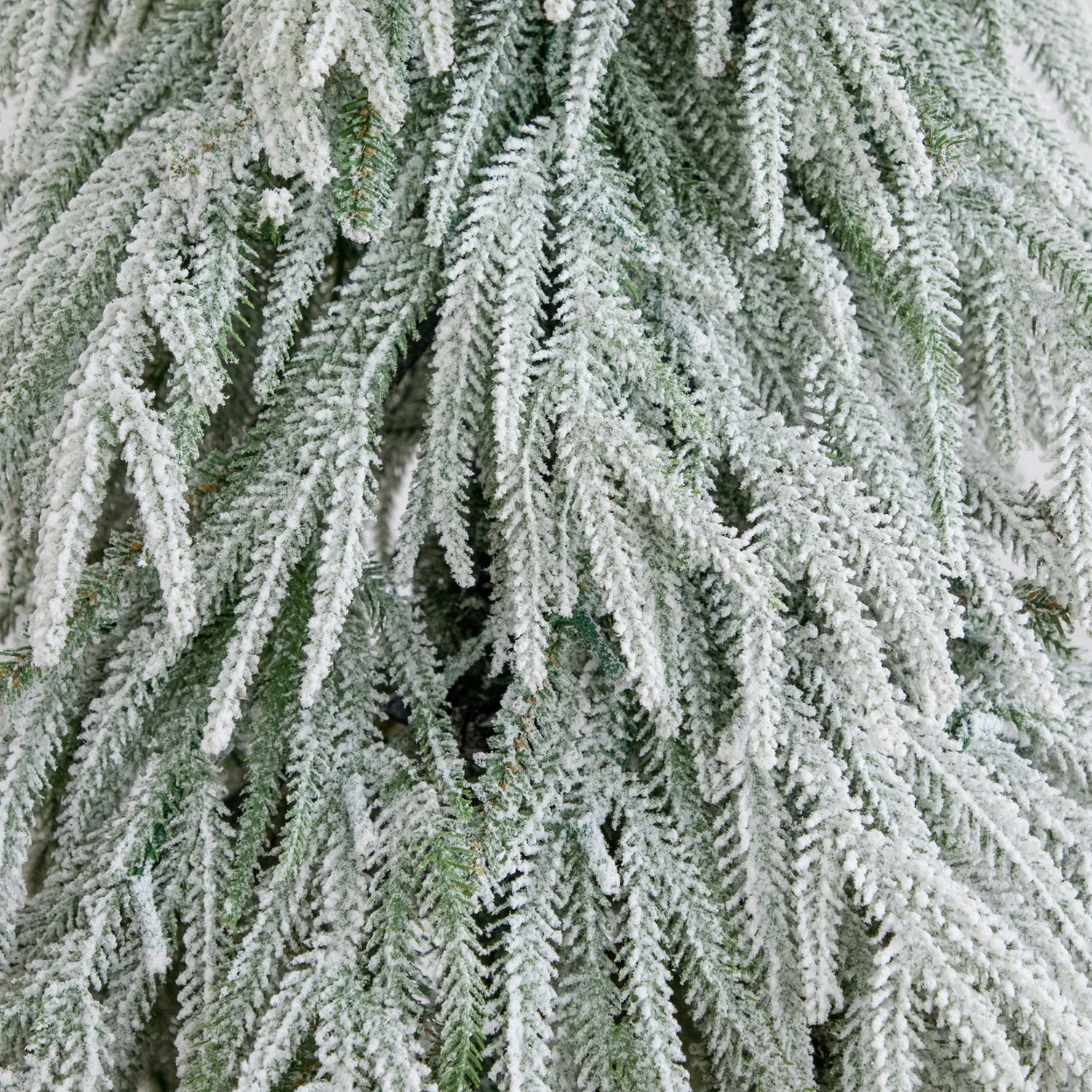 Nearly Natural 5ft Down Swept Cedar 5 Foot Pre-Lit Cedar Christmas Tree