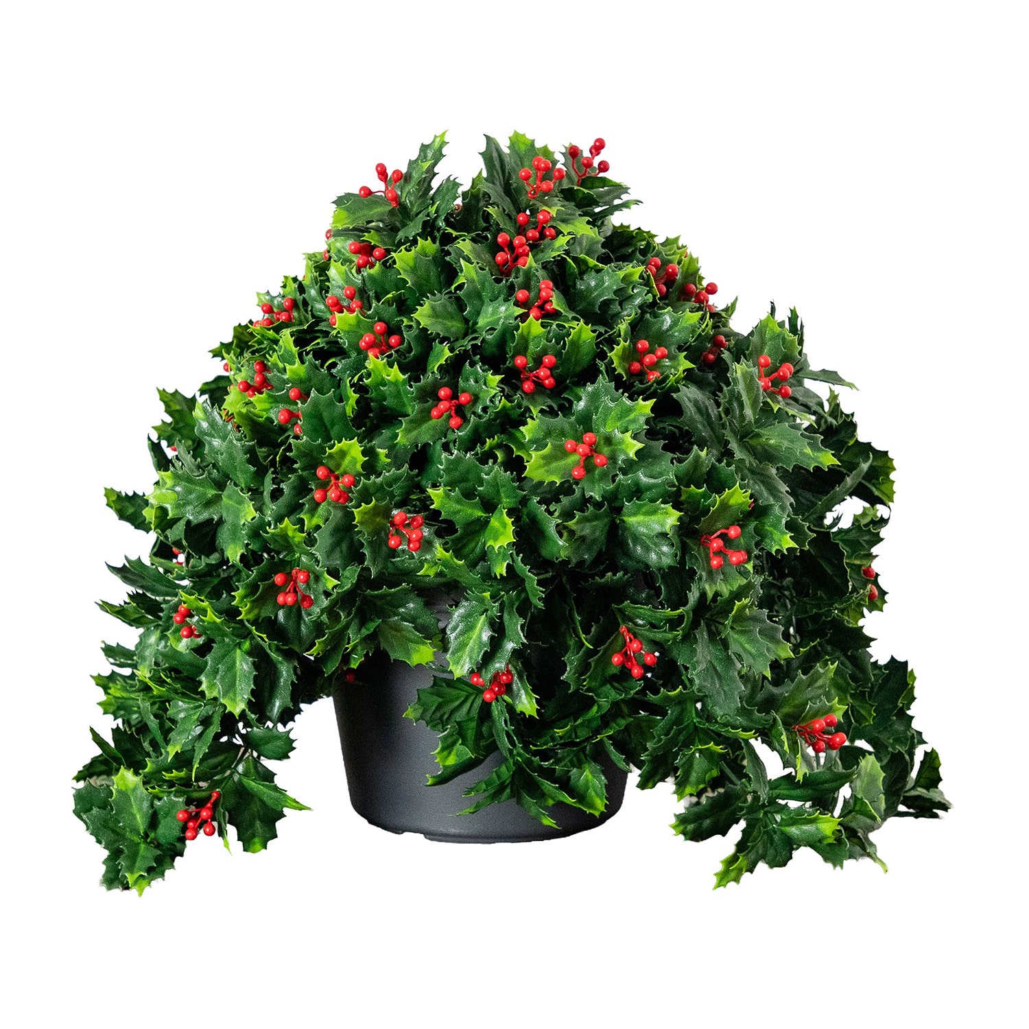 Nearly Natural 16" Holly Berry Artificial Plant